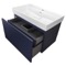 Blue Bathroom Vanity, Floating, Modern, 32